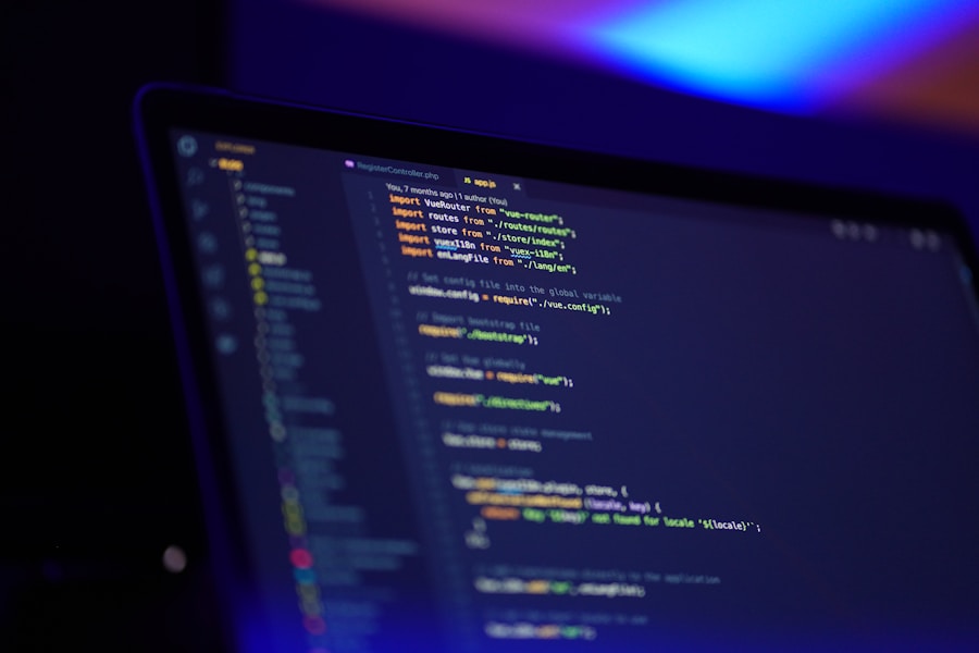 Secure software code architecture on dual monitors